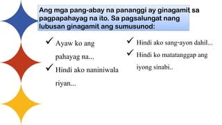 Sa katunayan, hindi na ako nakapaghanda nang lubusan dahil sa.